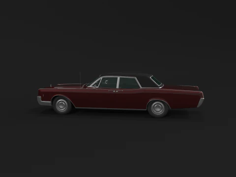 Lincoln Kontynentalny z 1966 r Model 3D