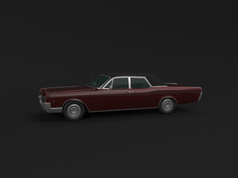 Lincoln Continental 1966 Modello 3D