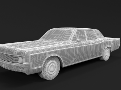 Lincoln Continental 1966 Modello 3D