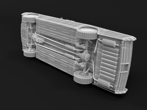 Lincoln Continental 1966 Modello 3D