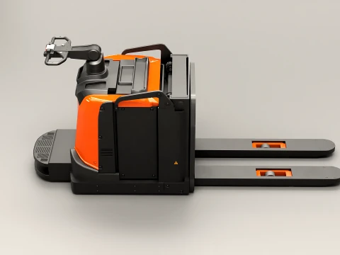 Electric Pallet Jack PBR 3D Model