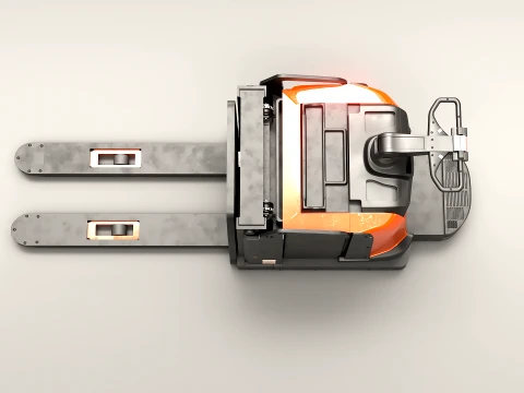 Electric Pallet Jack PBR 3D Model