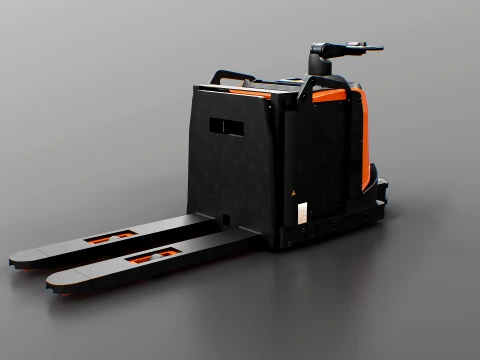 Electric Pallet Jack PBR 3D Model