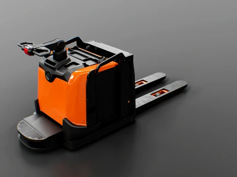 Electric Pallet Jack PBR 3D Model