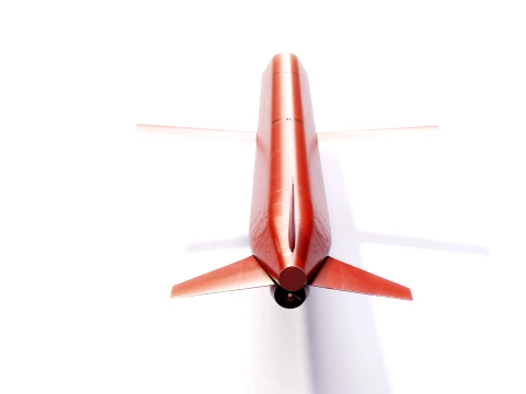 Kh-101 Cruise Missile - PBR Red 3D Model