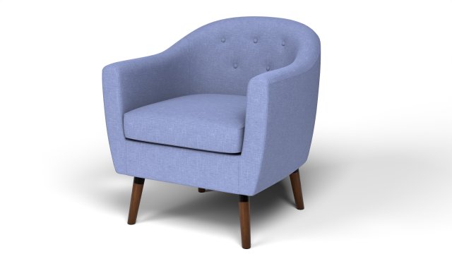 Homelegance Fabric Armchair Modelo 3D .c4d .max .obj .3ds .fbx .stl .blend 