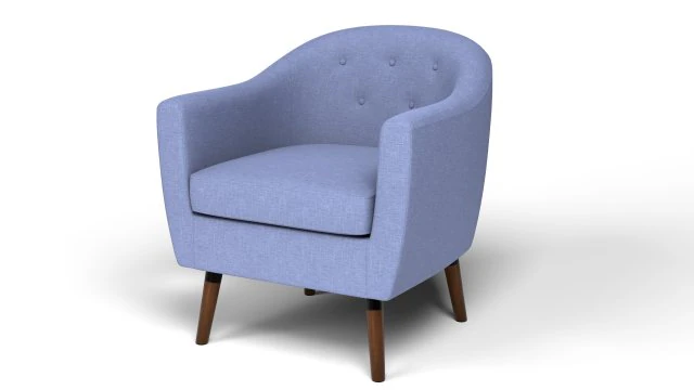Homelegance Fabric Armchair 3D Model .c4d .max .obj .3ds .fbx .stl .blend 