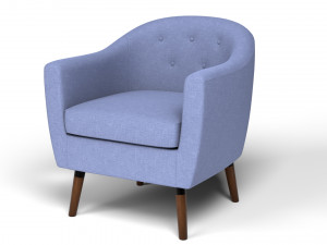 Homelegance Fabric Armchair 3D 모델