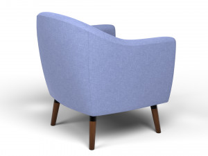 Homelegance Fabric Armchair Modelo 3D