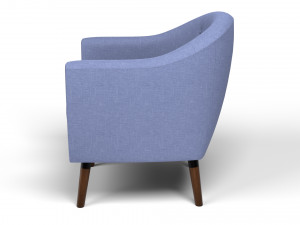 Homelegance Fabric Armchair Modelo 3D