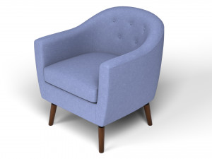 Homelegance Fabric Armchair Modelo 3D