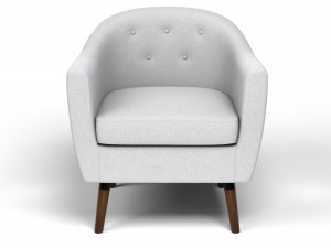 Homelegance Fabric Armchair Modelo 3D