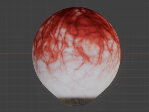 Реалистичный человеческий глаз 3D Модель