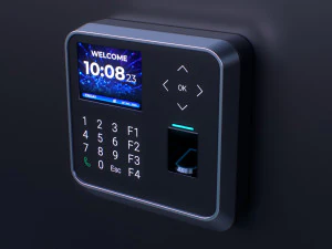 Scanner de sistema de atendimento biom&eacute;trico Modelo 3D