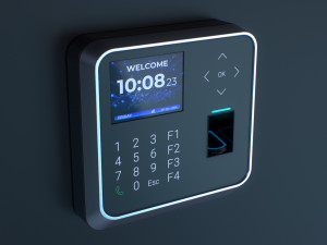 Biometric Attendance System Scanner 3D Model