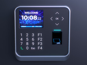 Biometric Attendance System Scanner 3D Model