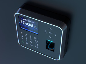Biometric Attendance System Scanner 3D Model