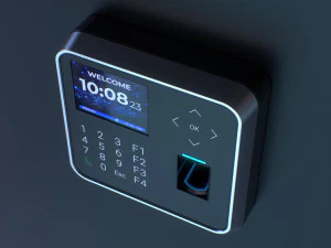 Biometric Attendance System Scanner 3D Model