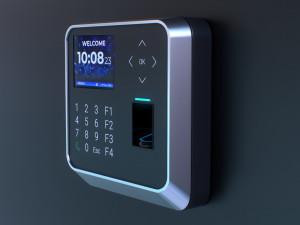Biometric Attendance System Scanner 3D Model