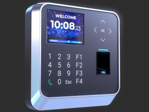 Biometric Attendance System Scanner 3D Model