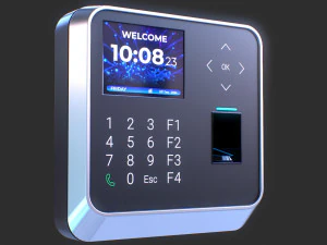 Biometric Attendance System Scanner 3D Model
