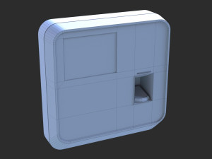 Biometric Attendance System Scanner 3D Model