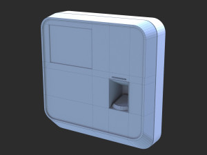 Biometric Attendance System Scanner 3D Model