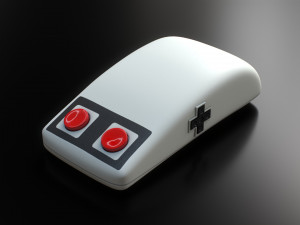 Retro Style Computer Mouse Model 3D