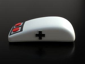 Retro Style Computer Mouse Model 3D
