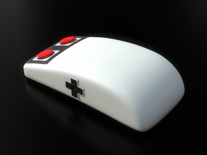 Retro Style Computer Mouse Model 3D