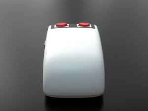 Retro Style Computer Mouse Model 3D