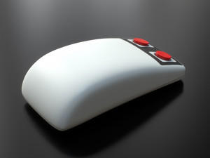Retro Style Computer Mouse Model 3D