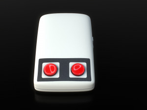 Retro Style Computer Mouse Model 3D