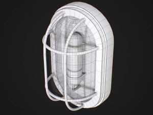Industrial Wall Light 3D Model