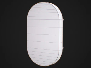 Industrial Wall Light 3D Model
