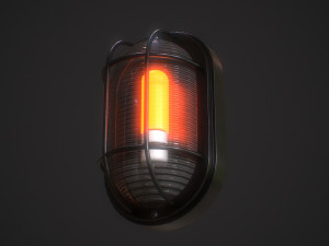 Industrial Wall Light Modèle 3D