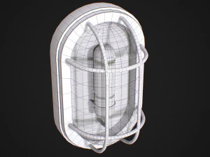 Industrial Wall Light 3D Model