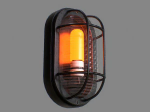 Industrial Wall Light 3D Model