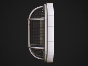 Industrial Wall Light 3D Model