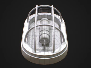 Industrial Wall Light 3D Model