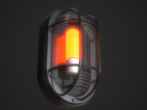 Industrial Wall Light 3D मॉडल