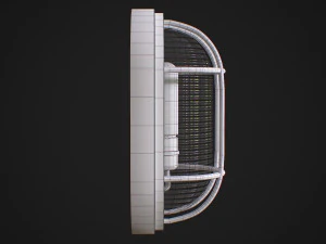 Industrial Wall Light 3D Model