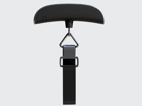Hanging Luggage Weight Scale VR - AR - low-poly Modello 3D