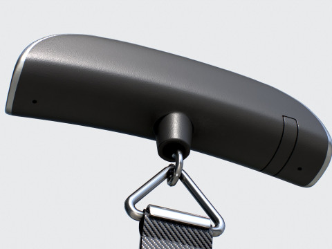 Hanging Luggage Weight Scale VR - AR - low-poly Modello 3D