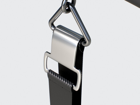 Hanging Luggage Weight Scale VR - AR - low-poly Modello 3D