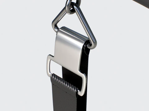 Hanging Luggage Weight Scale VR - AR - low-poly 3D Model