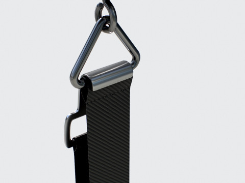 Hanging Luggage Weight Scale VR - AR - low-poly Modello 3D