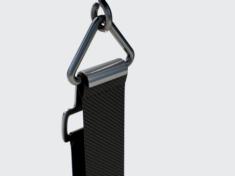 Hanging Luggage Weight Scale VR - AR - low-poly 3D Model