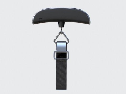Hanging Luggage Weight Scale VR - AR - low-poly Modello 3D