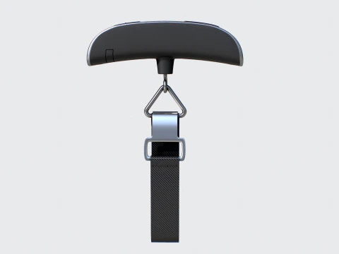 Hanging Luggage Weight Scale VR - AR - low-poly 3D Model